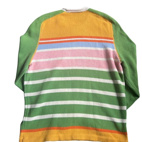 FRAME Mens striped Classic Fit Camp Crewneck Sweater XL - Picture 3 of 9